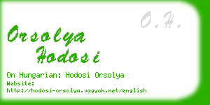 orsolya hodosi business card